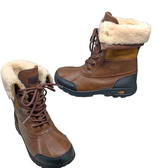 UGG Butte II CWR 109889OK Worchester Brown Waterproof Boots - Picture 6 of 11